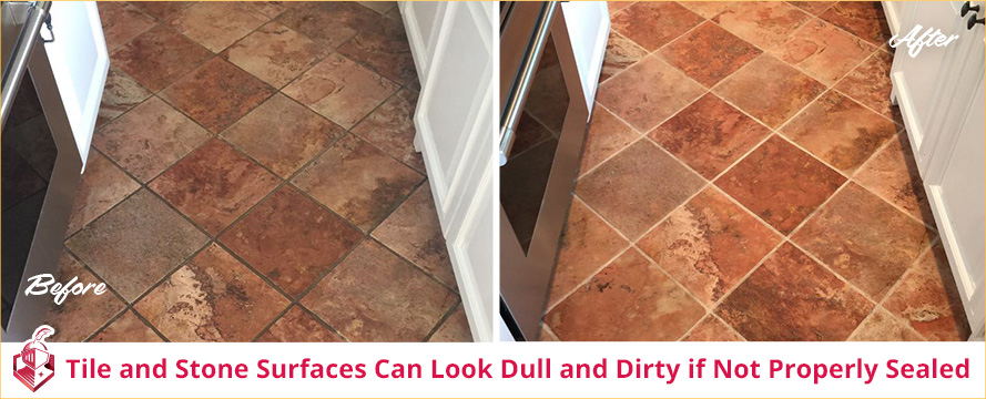 Tile and Stone Surfaces Can Look Dull and Dirty if Not Properly Sealed