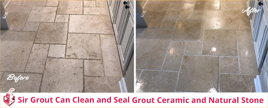 Sir Grout Can Clean and Seal Grout Ceramic and Natural Stone