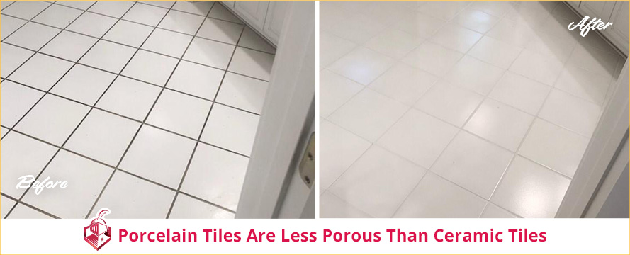 Porcelain Tiles Are Less Porous Than Ceramic Tiles