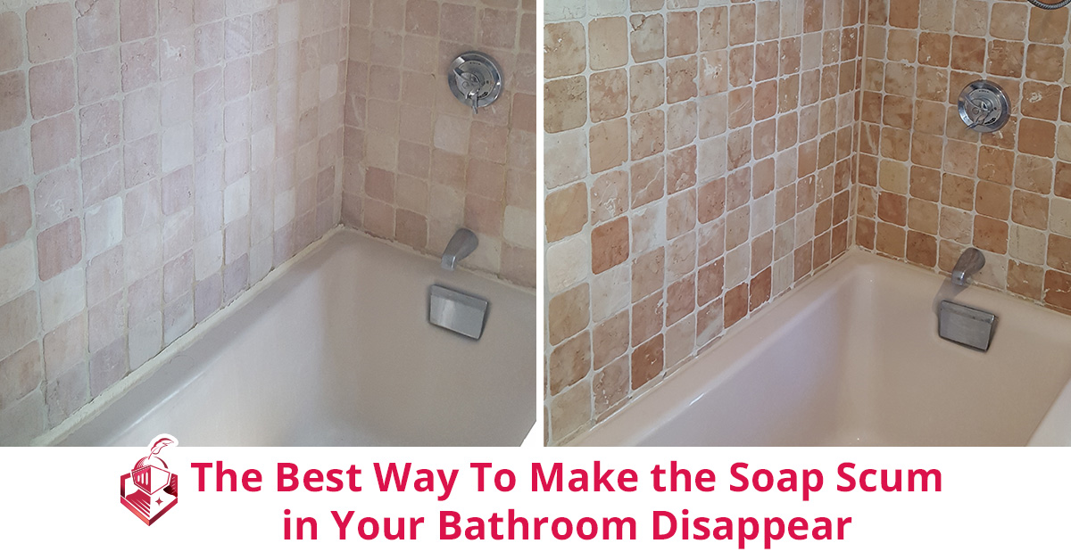 Easy DIY Soap Scum and Bath tub cleaner