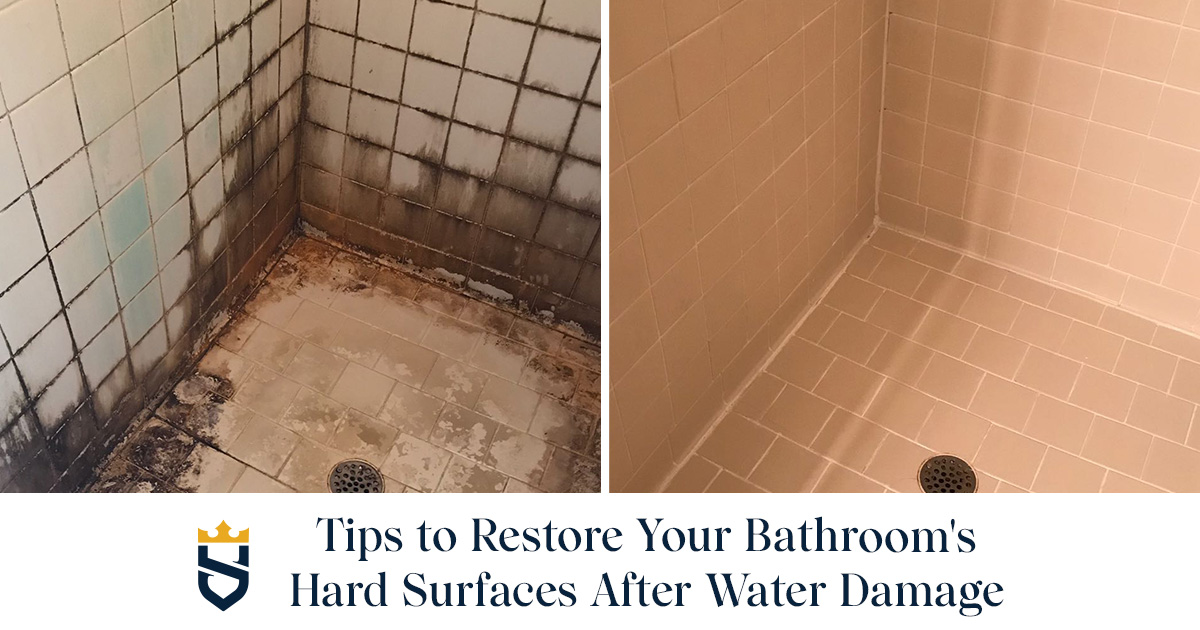 Tips to Restore Your Bathroom's Hard Surfaces After Water Damage