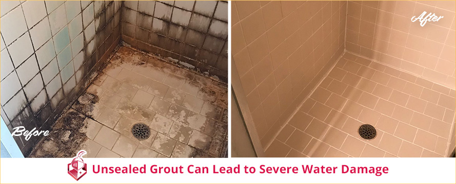 Unsealed Grout Can Lead to Severe Water Damage