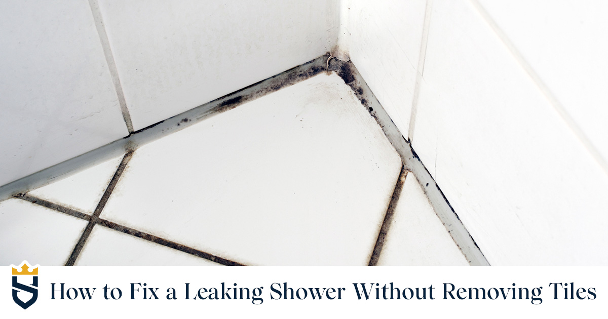 How to Fix a Leaking Shower Without Removing Tiles