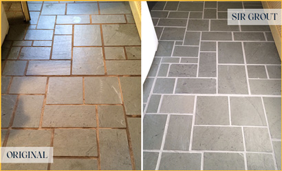 Sir Grout Offers Professional Restoration for Holes, Cracks and Crumbling Grout on Hard Surfaces Like Floors