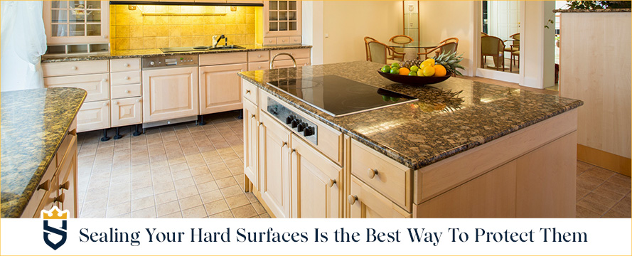 Kitchen Interior With Sealed Hard Surfaces Because It's The Best Way for You To Protect Them