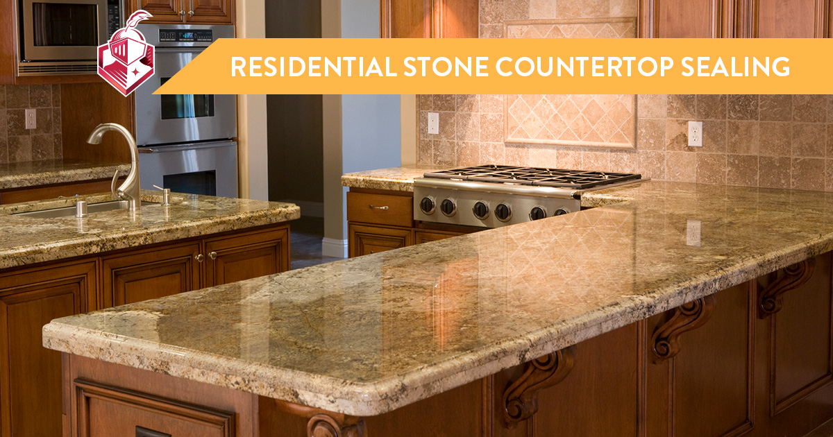 Residential Stone Countertop Sealing Sir Grout