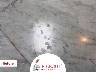 Marble Honing and Polishing: A Quick and Easy Solution for Etch Marks