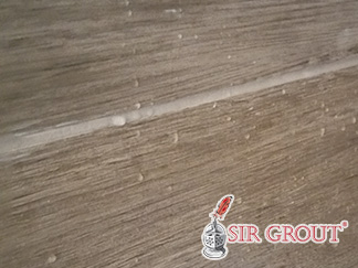 Picture of brown grout and tiles