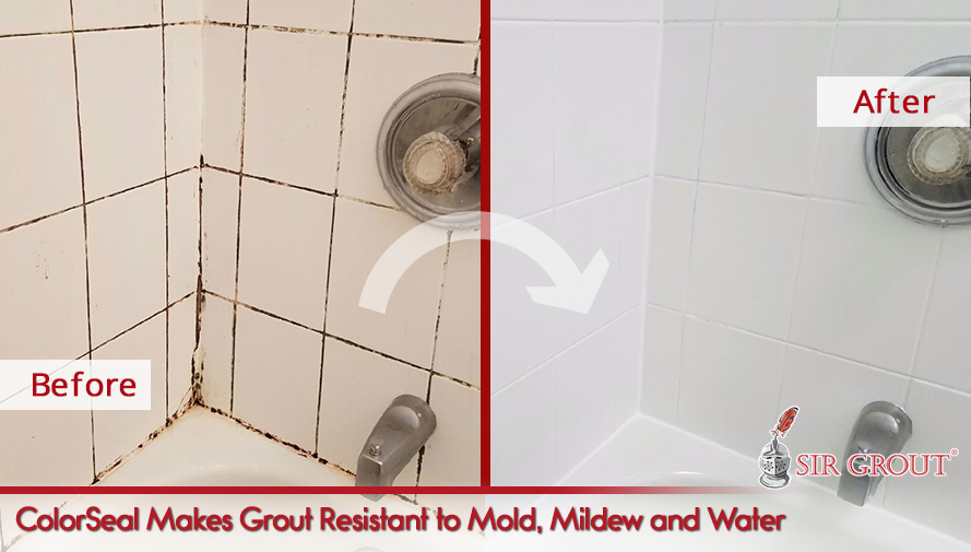Use the right cleaning products and methods to maintain your grout perfect ColorSeal makes grout resistant to mold, mildew and water