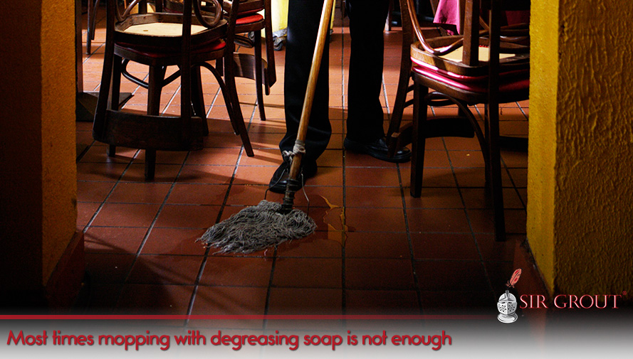 Consult with professionals to decide which products are best for your tile cleaning necessities Most times mopping with degreasing soap is not enough