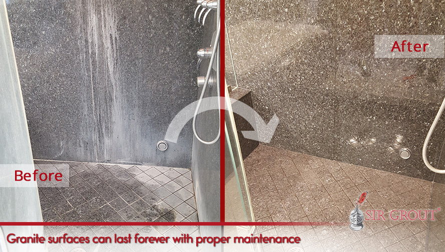 Sealing granite showers can make them last forever with proper maintenance and regular sealing