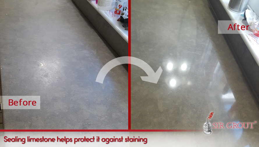 Limestone, as anyother natural stone, need special care and regular sealing Sealing limestone countertop helps protect it against staining and etching