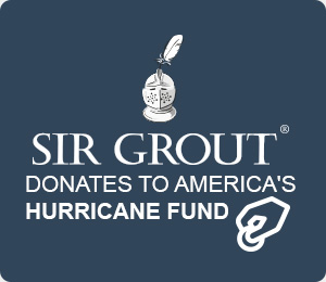 Sir Grout donates to America's Hurricane Fund