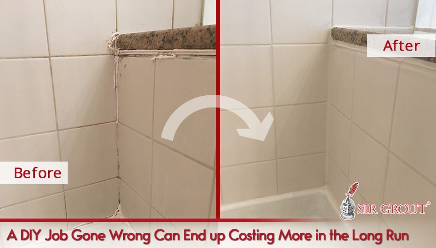 It's Better to Hire a Profesional Tile Regrouting Company A DIY Job Gone Wrong Can End up Costing More in the Long Run