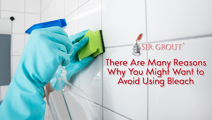 Bleach Can Weaken and Discolor Grout