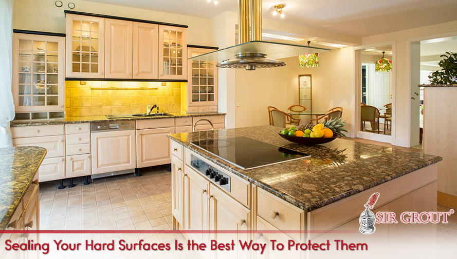 Kitchen Interior With Sealed Hard Surfaces Because It's The Best Way for You To Protect Them