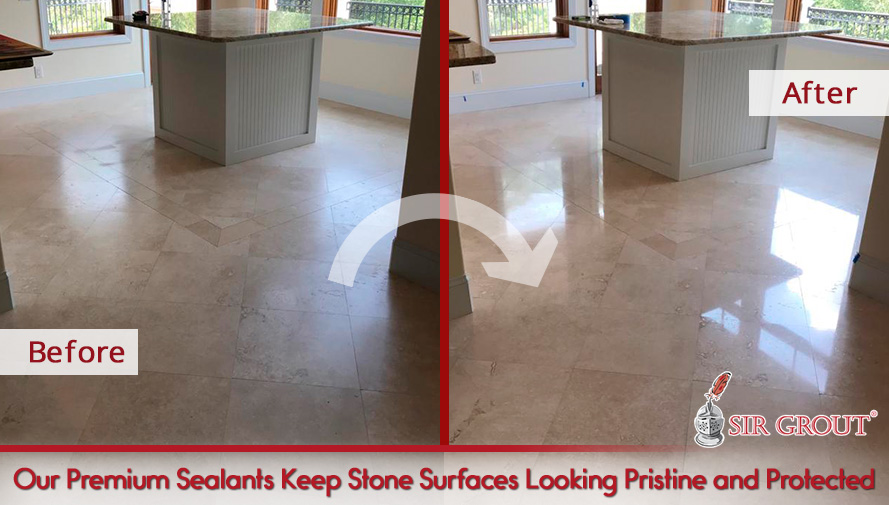 Our Premium Sealants Keep Stone Surfaces Looking Pristine and Protected