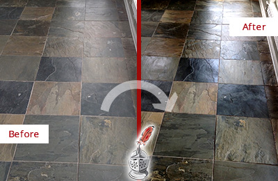 Residential Slate Cleaning And Sealing Sir Grout