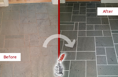 Residential Slate Cleaning And Sealing Sir Grout